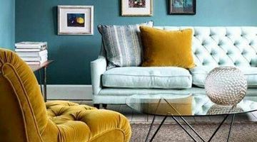 Example of a painted living room