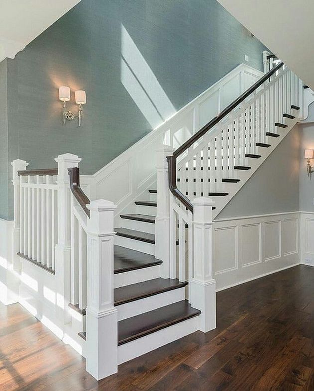 High end paint used to complete a beautiful domestic hallway paint job