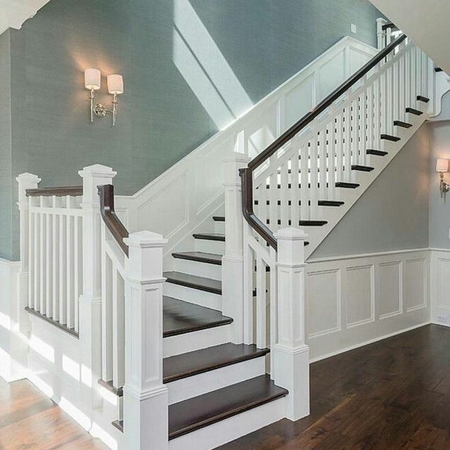 High end paint used to complete a beautiful domestic hallway paint job